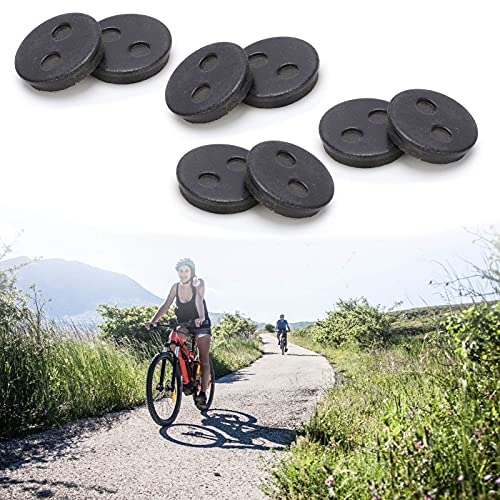 4 Pair Disc Brake Pads, Semi-Metallic Round Mountain Electric Resin Oil Disc Brake Pad Replacement Kit