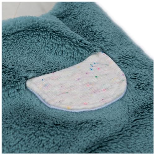 GUND Baby Oh So Snuggly Hippo Blanket Wrap, Plush Hooded Baby Blanket Wrap for Newborns, Blue/Cream, 26¡±