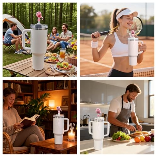 Silicone Straw Topper for Stanley Cup - Bird Shape, 10mm