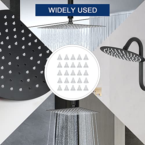 NearMoon Shower Head Cleaning Kit with 3 Brushes & 30 Silicone Nozzle Replacements
