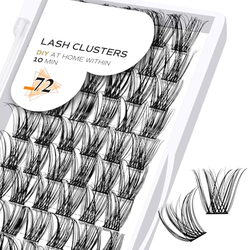 B&Qaugen DIY Lash Clusters Mixed Tray Wispy Individual Eyelash Extensions