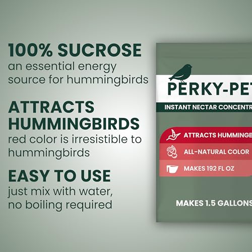Perky-Pet Instant Hummingbird Nectar Concentrate, 2 lb Bag, Makes 192 oz