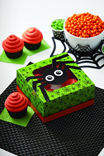 Wilton Spider Web Halloween Cupcake Boxes with Inserts 2-Count