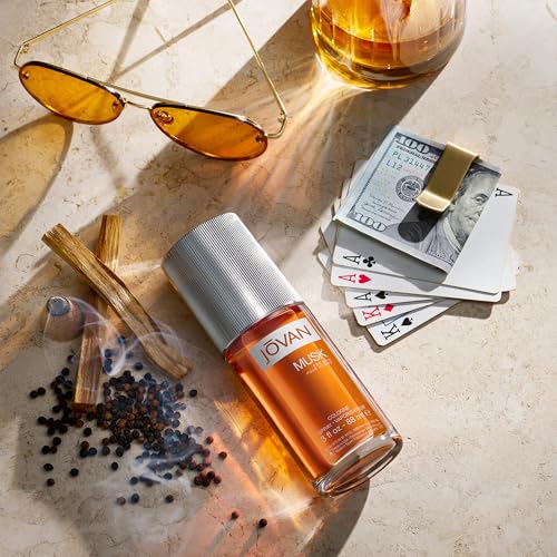 Jovan Musk for Men Eau de Cologne Spray, Long-Lasting Masculine Scent, 3 fl oz