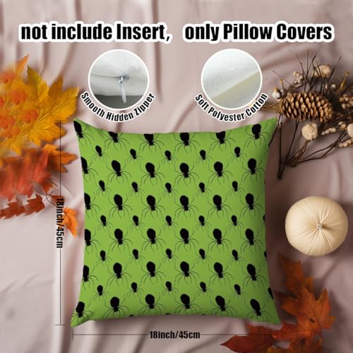 Throw Pillow Covers 18x18 Soft Holiday Decorative Cushion Cases 2PCS