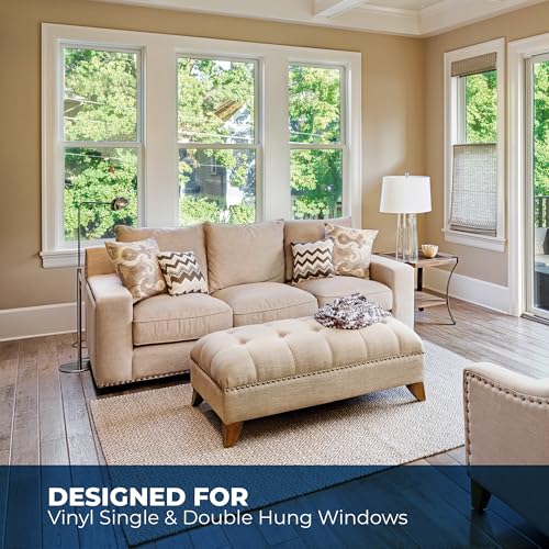 Double Hung Sash Lock - 2-1/16 In. Diecast Zinc for Vinyl Windows