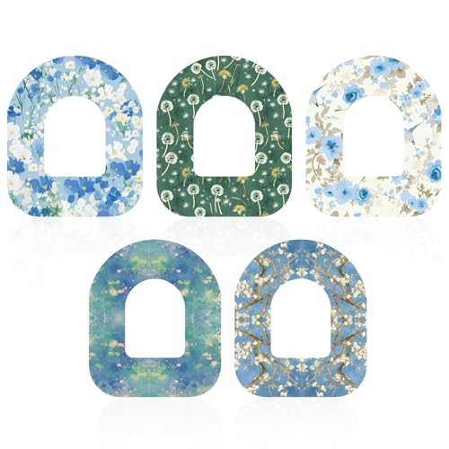 25pcs Adhesive Patches for Omnipod 5, Sensor Stickers Waterproof & Breathable CGM Overpatch Sensor Cover Tape Compatible with Omni Pod 5 (Oil Painting Style)