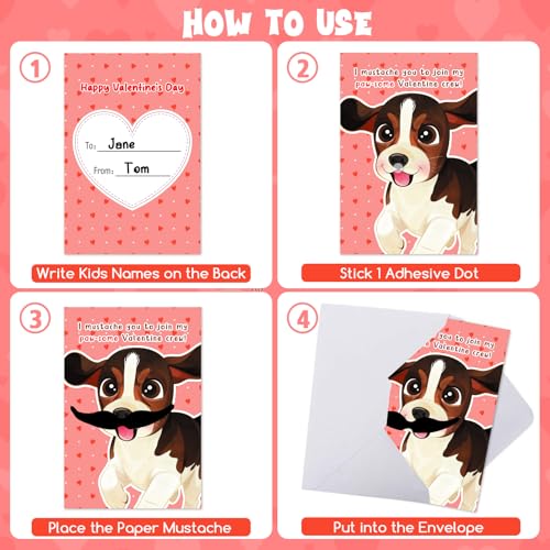 24 Funny Valentine’s Day Cards for Kids – Cute Puppy Designs