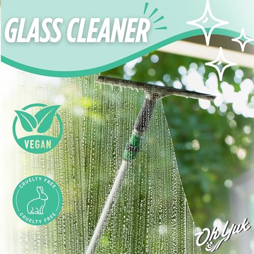 Oh Yuk Streak-Free Glass Cleaner Spray, 24 oz Bottle - Vegan & Made in USA