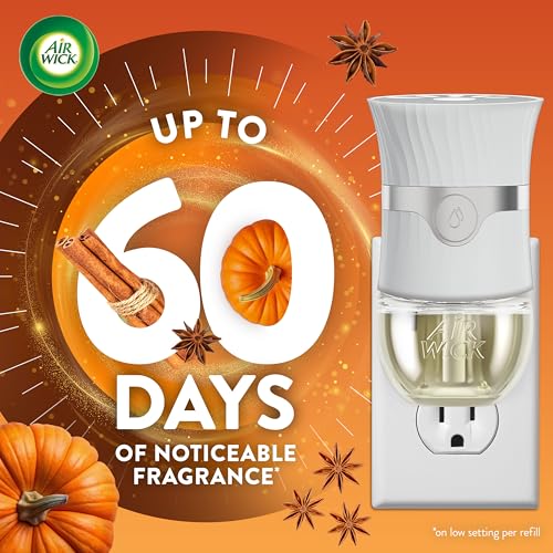 Air Wick Pumpkin Spice Scented Oil Refill, 5 Count - Essential Oils
