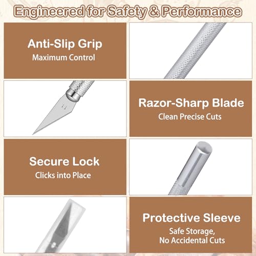 Professional Sourdough Scoring Tool Set - 2PCS with 20 Blades