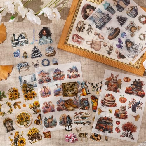 Desert Secrets Egypt Sticker Book | 20 Premium Washi Stickers