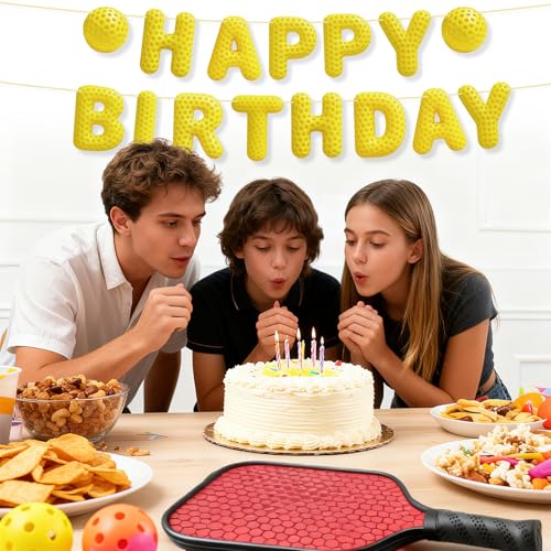 3D Sport Theme Birthday Banner for Kids & Adults - Fun Party Decoration