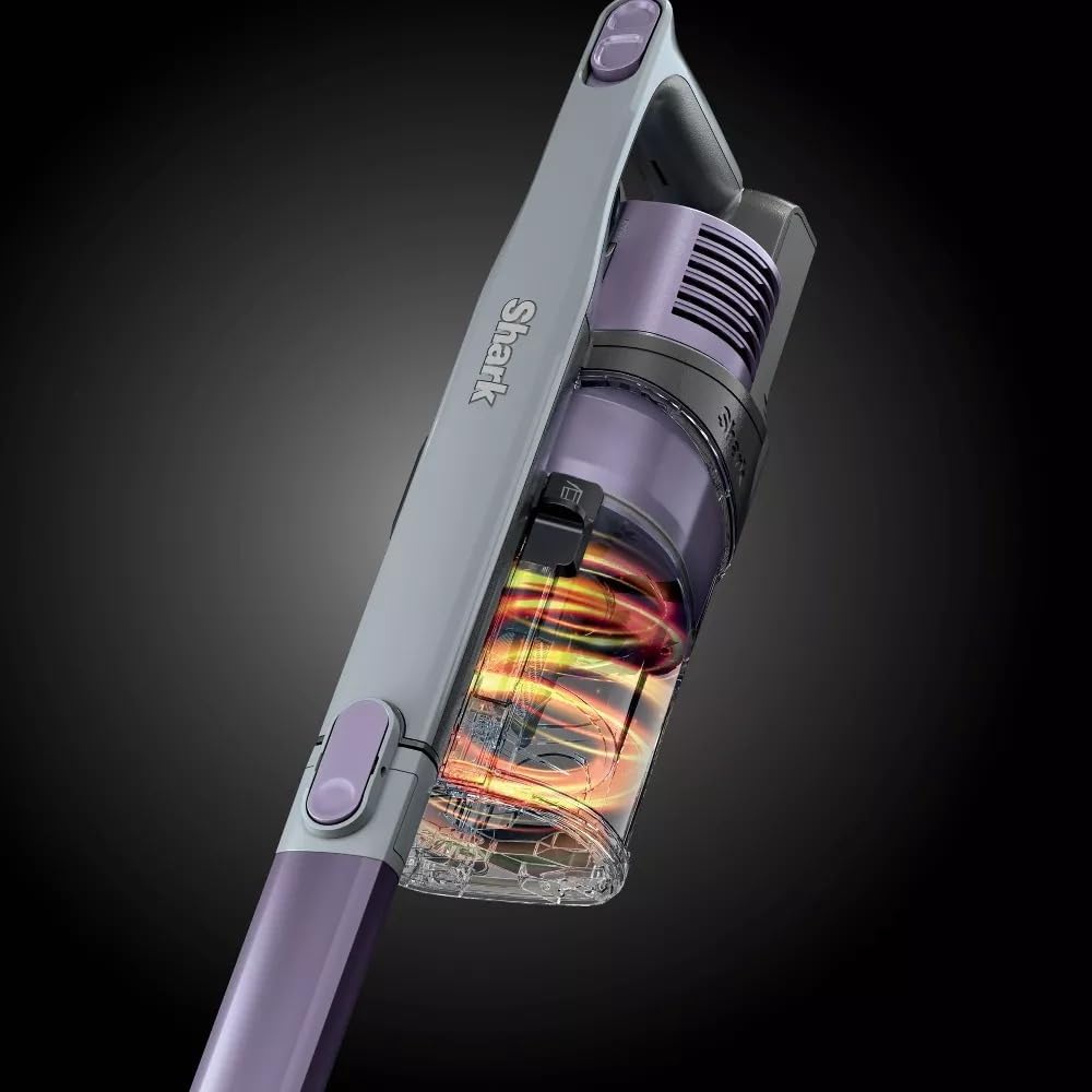 Shark IX141H Cordless Pet Stick Vacuum - Anti-Allergen Seal, XL Dust Cup, 40 Min Runtime, Grey/Purple