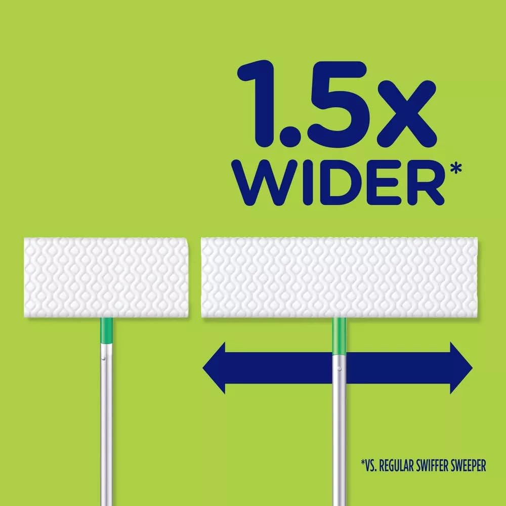 SWIFFER SWEEPER X-LARGE Disposable Sweeping Cloths, 16-Count Boxes (PACK OF 6)