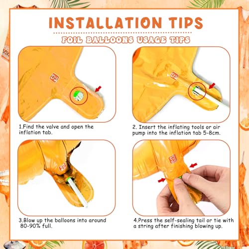 Moo Moos & Margaritas Party Decoration Kit - Orange & Yellow