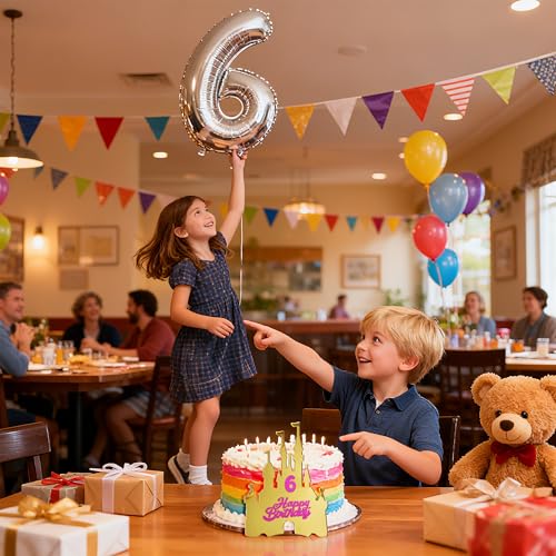 Gold Castle Cake Topper Set with Numbers 0-9 – Reusable Princess Birthday Decoration
