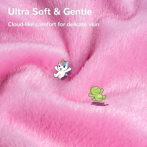 HECCEI Baby Security Blanket Soft Lovey 14-Inch Plush Snuggle Toy for Newborns
