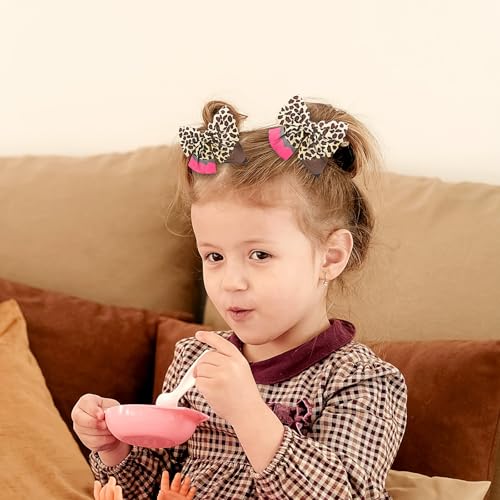 Doneace Back to School Pencil Hair Bows Clips for Girls Toddlers
