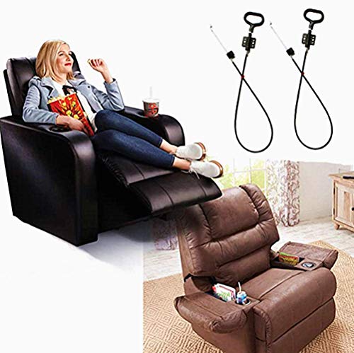 Love&Mini D-Ring Recliner Release Pull Cable - Replacement Part for Sofa, 2 Pack