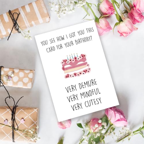 Funny Birthday Card for Her - Humorous Greeting Card