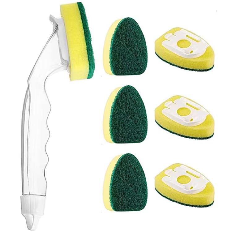 Carockoo Heavy Duty Dish Wand Sponge Refills - Replacement Scouring Pads