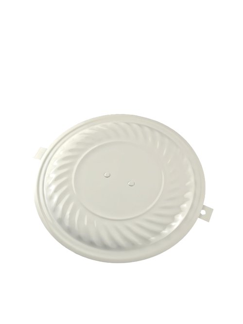 LKQI 3F-72 Fireplace Stove Pipe Flue Hole Cover Stopper UP to 9 5/8" 4" to 10" Adjustable Flue Stop,Adjustable bar Backside,Painted Galvanized Steel