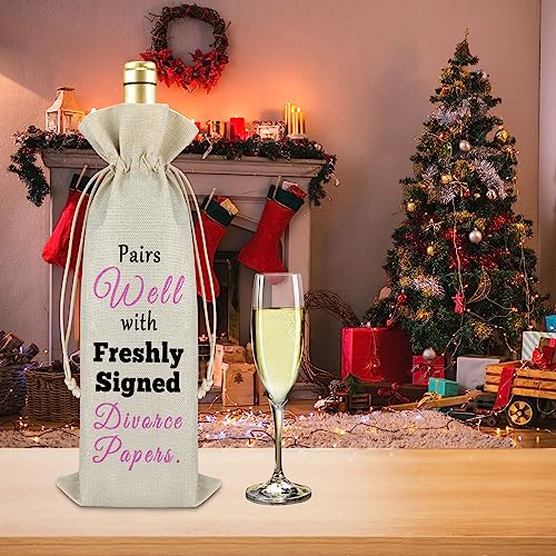 Inspirational Divorce Wine Bag for Men and Women - New Beginnings Gift