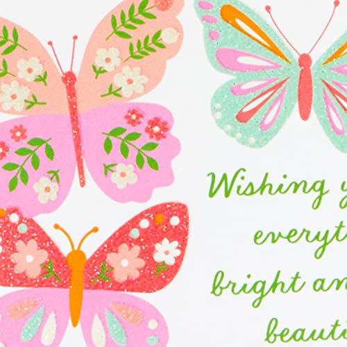 Hallmark Easter Cards Pack - Butterflies Design (6 Cards & Envelopes)