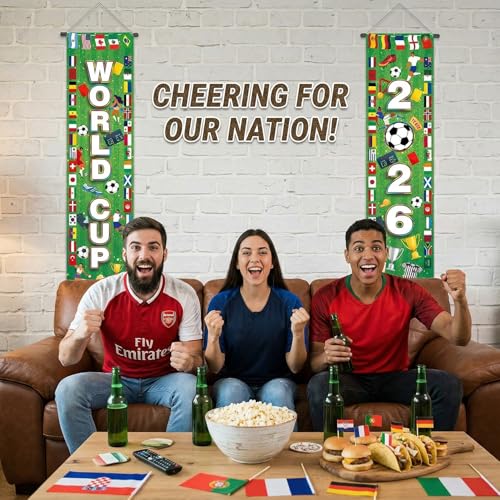 World Soccer Cup 2026 Hanging Banner | Premium Outdoor Decor