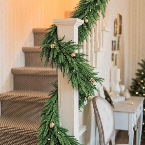 6FT Norfolk Pine Garland Real Touch Christmas Decor - Outdoor & Indoor