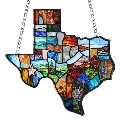 Centoleo Texas Suncatcher Ornament for Window Decor - Texas Gifts for Women