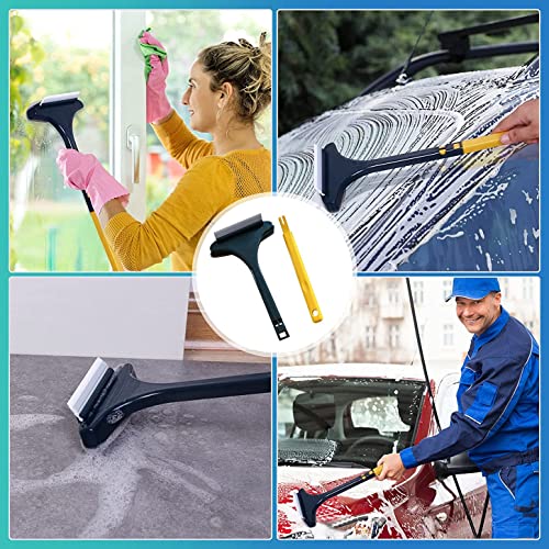 2 in 1 Green-Yellow Window Cleaning Brush - Multifunctional Tool