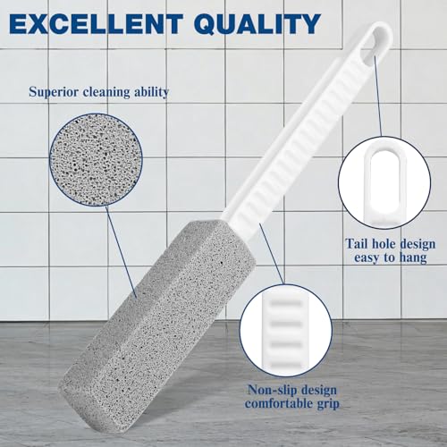 2 Pack Pumice Stone Toilet Bowl Cleaner with Long Handle