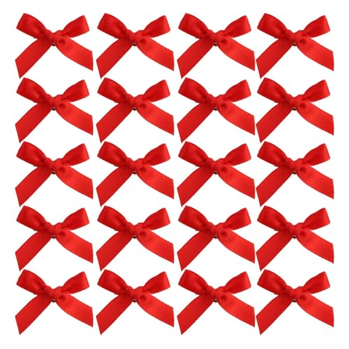 Uozksor Satin Bow Hair Clips 20 Pcs, 1.57 Inch Mini Duckbill Barrettes