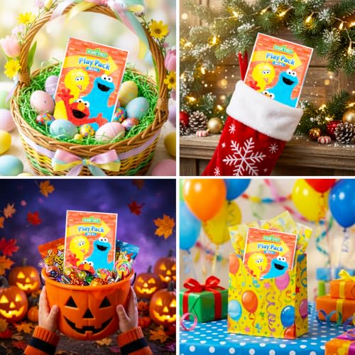 Sesame Street Kids Party Favors Bundle - 8 Mini Activity Packs with Coloring Books & Stickers