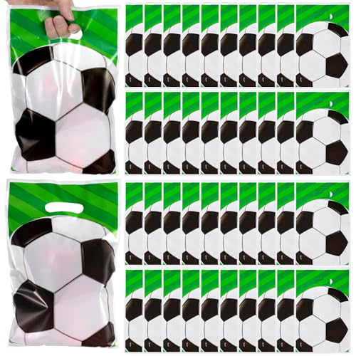 40 Soccer Party Favor Bags - Football Gift Bags for Kids