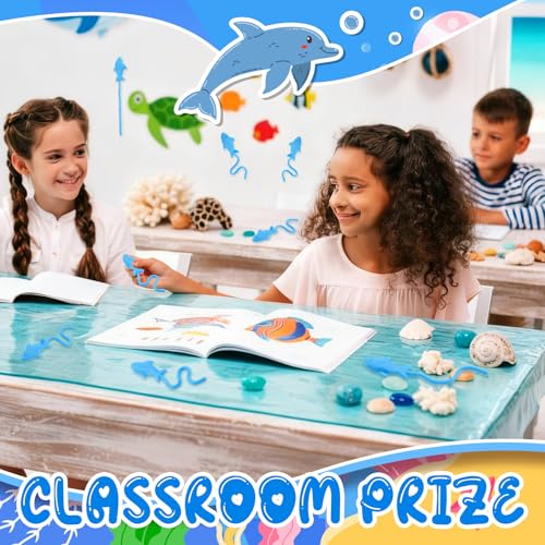 30 Pcs Sticky Shark Toys - Ocean Party Favors for Kids