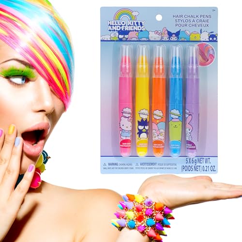 Townley Girl Hello Kitty Washable Temporary Hair Chalk Markers Set