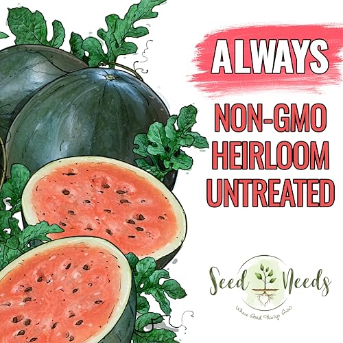 Sugar Baby Watermelon Seeds - Heirloom, Non-GMO, 1 Pack