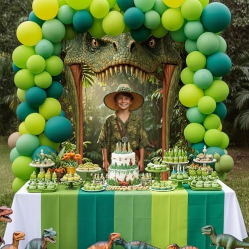 Tiamon Dinosaur Birthday Party Porch Banner & Door Decoration