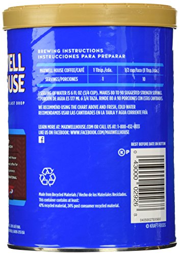 Maxwell House 100% Colombian Medium Roast Ground Coffee, 10.5oz (Pack of 3)
