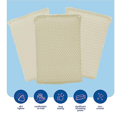 SCRUBIT 6-Pack Multi-Purpose Non-Scratch Kitchen & Bathroom Scrubbing Sponges
