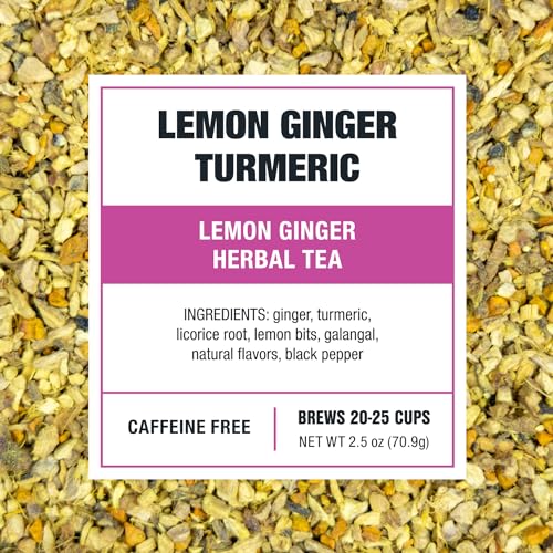 Tiesta Tea Lemon Ginger Turmeric Loose Leaf Tea 2.5oz - Herbal & Fruit Blend