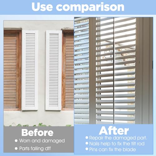 125-Piece Plantation Shutter Repair Kit - Universal Tool Set