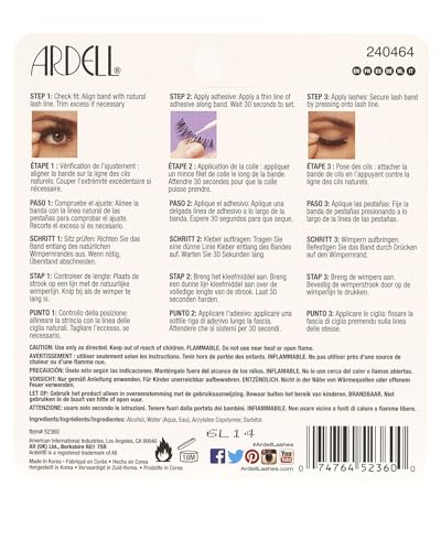 Ardell Brush-On Strip Lash Adhesive Clear 5ml - Waterproof & Latex-Free