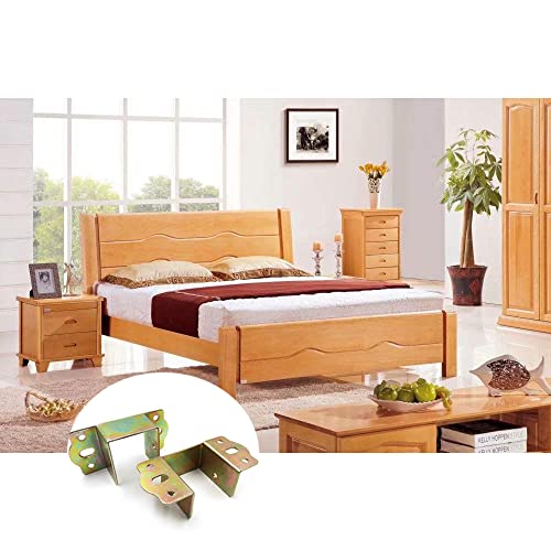 Gold Bed Rail Fittings Kit - Cast Iron Bed Frame Hardware