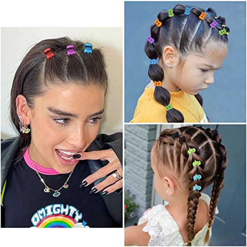Sublaga Mini Hair Claw Clips, 72pcs Small Floral Hair Clips for Women