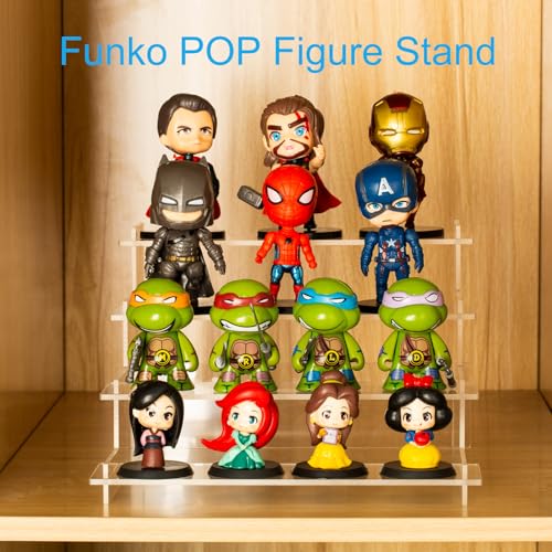 HENABLE 4-Tier Acrylic Display Stand - Perfume & Cupcake Organizer