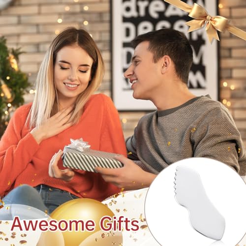 ALOYGUZ Stainless Steel Gua Sha Facial Tool for Face Sculpting & Lymphatic Drainage